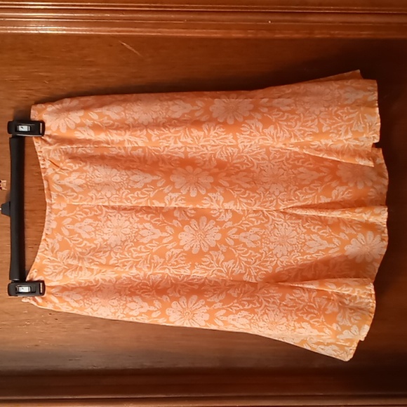 Jaclyn Smith Coral A-line Skirt size 6 - Picture 1 of 6
